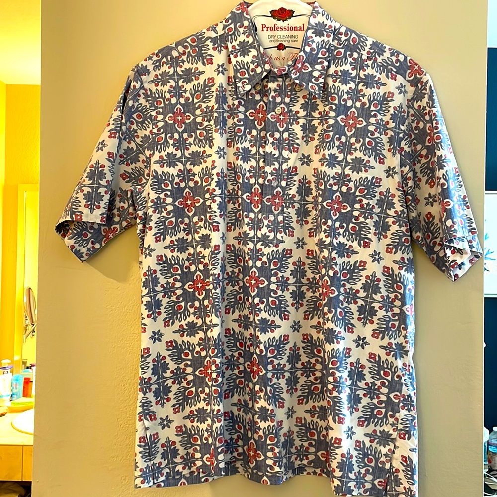 Mens Reyn Spooner 1/4 button shirt